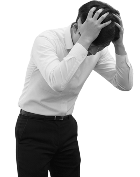 営業で悩む人のイラスト